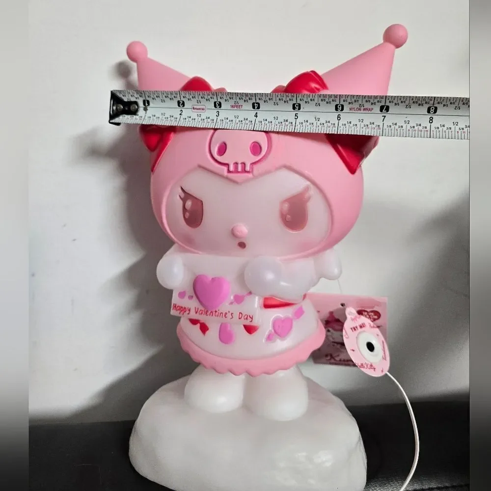 Valentines Day Blow Mold Decor Kuromi with Valentines Day, 12 in, by Sanrio